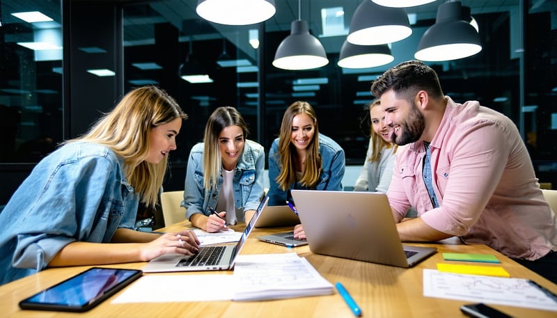 Resource 13 digital and social media marketing team at work Resource 13 digital and social media marketing team at work